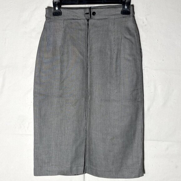 5/$25 Vintage Bianca Houndstooth Pencil Skirt XS - Picture 12 of 13